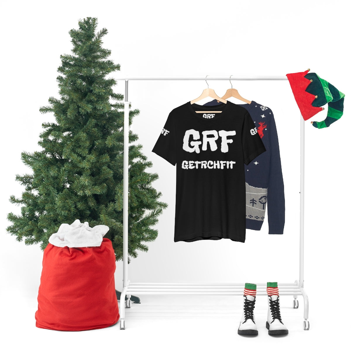 Unisex Jersey Black Short Sleeve GRF Tee