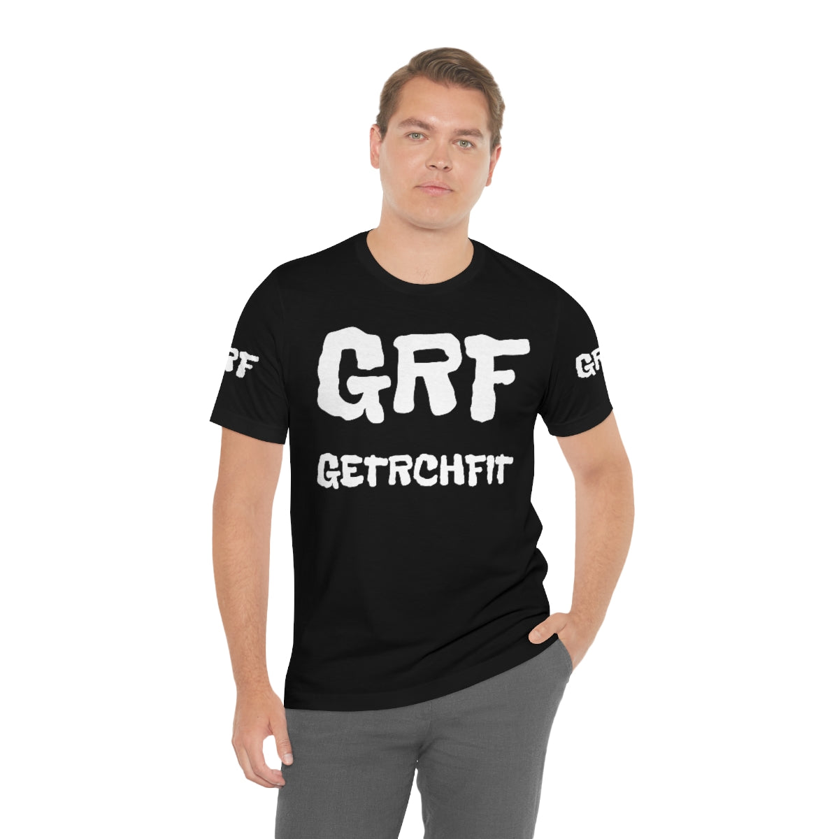 Unisex Jersey Black Short Sleeve GRF Tee