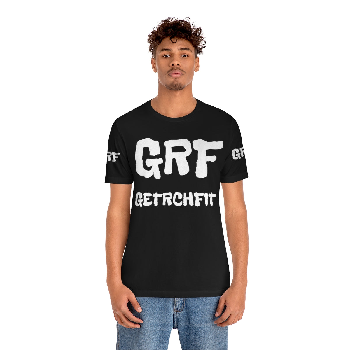 Unisex Jersey Black Short Sleeve GRF Tee